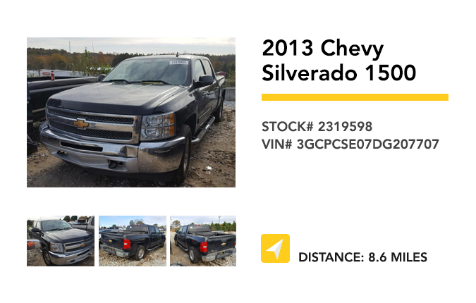 Recently Remarketed 2013 Chevy Silverado