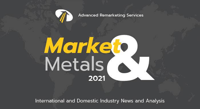 Scrap Metals and Auto Recycling commodity performance August 2021